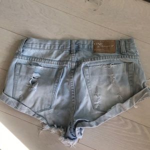One Teaspoon Bandit Jean Shorts